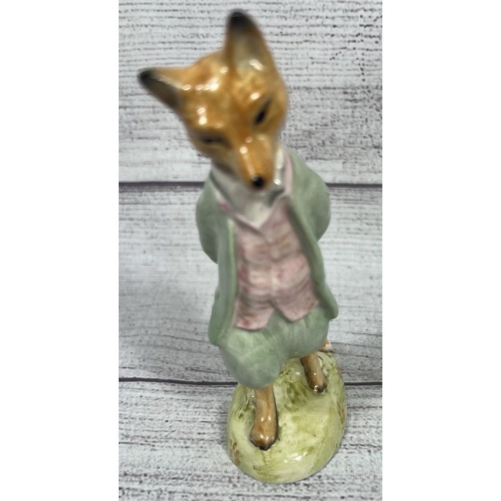 Beatrix‎ Potter's 1954 Foxy Whiskered Gentleman F. Warne & Co Beswick England